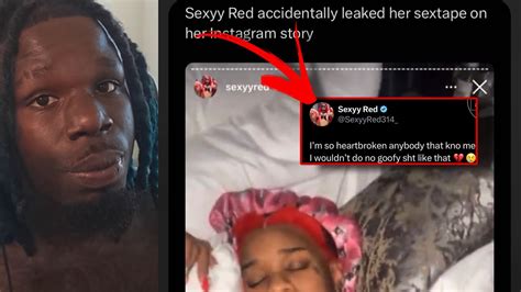 sexy red leaked sex tape|Sexyy Red Shocks Internet As Her Sex Tape Leaks 